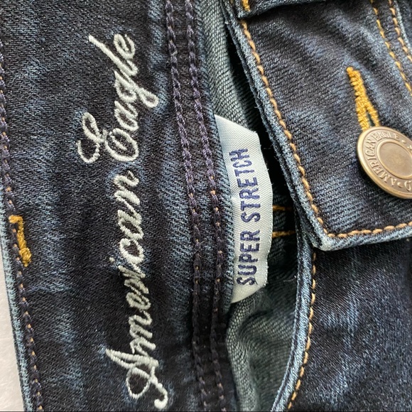 American Eagle Boot Cut Jeans Super Stretch Mid Rise Woman’s Jeans size 8 - Picture 3 of 12